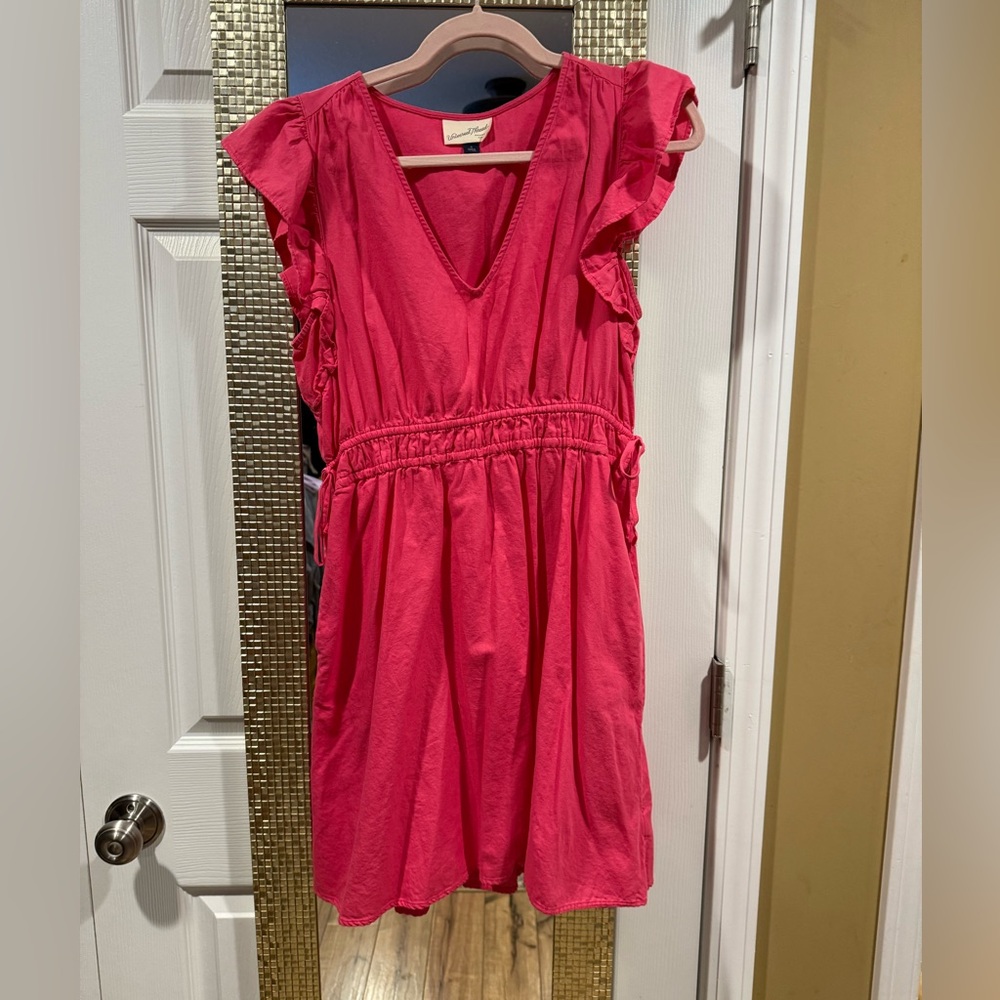 Pink Ruffled Dress